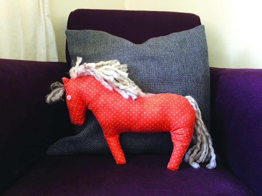 How to make a pony shaped cushion