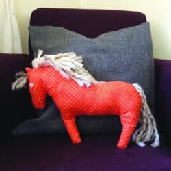 How to make a pony shaped cushion