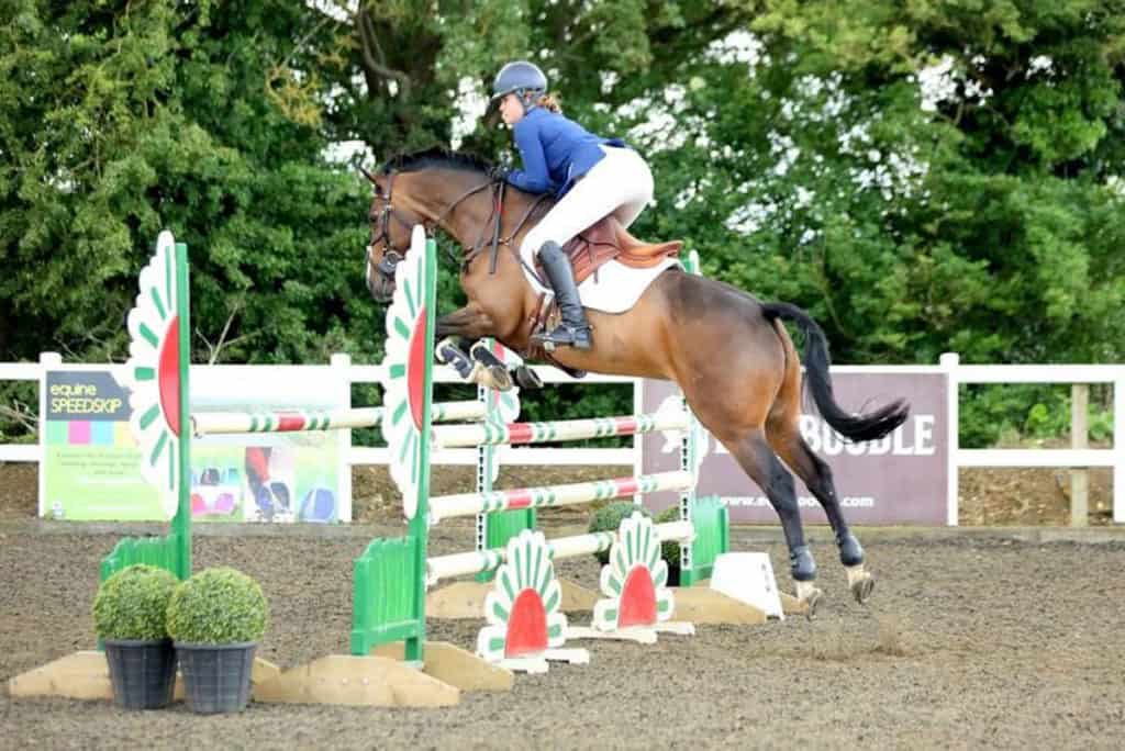 Georgia competing show jumping