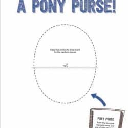 Download template for pony purse make