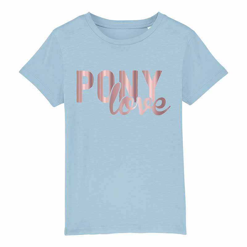 PONY Love T-shirt – Sky Blue