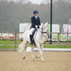 Riding a dressage test