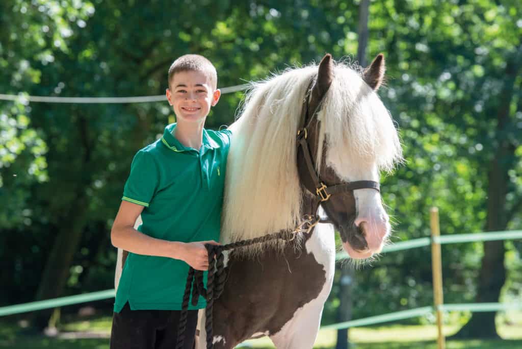 Boy and his pony