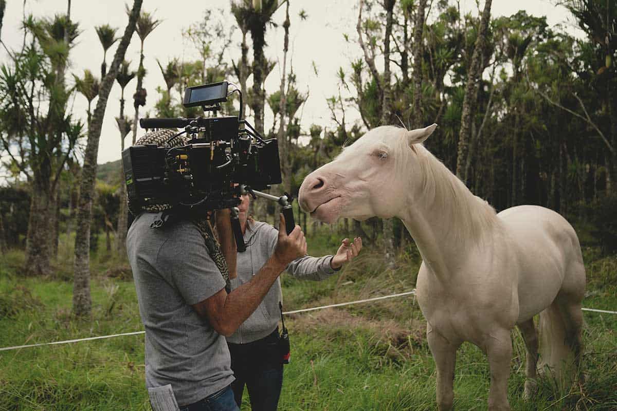 Behind the scenes filming Mystic