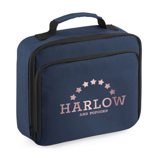 Harlow and Popcorn lunch bag