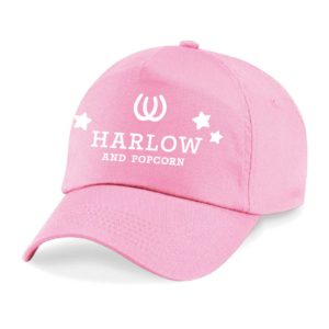 Harlow and Popcorn cap - pink