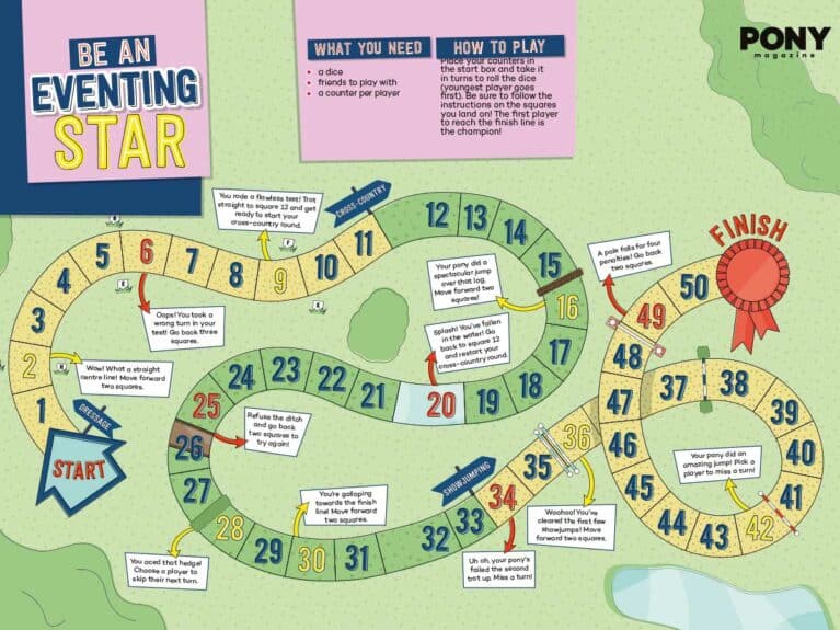 Be an eventing star board game
