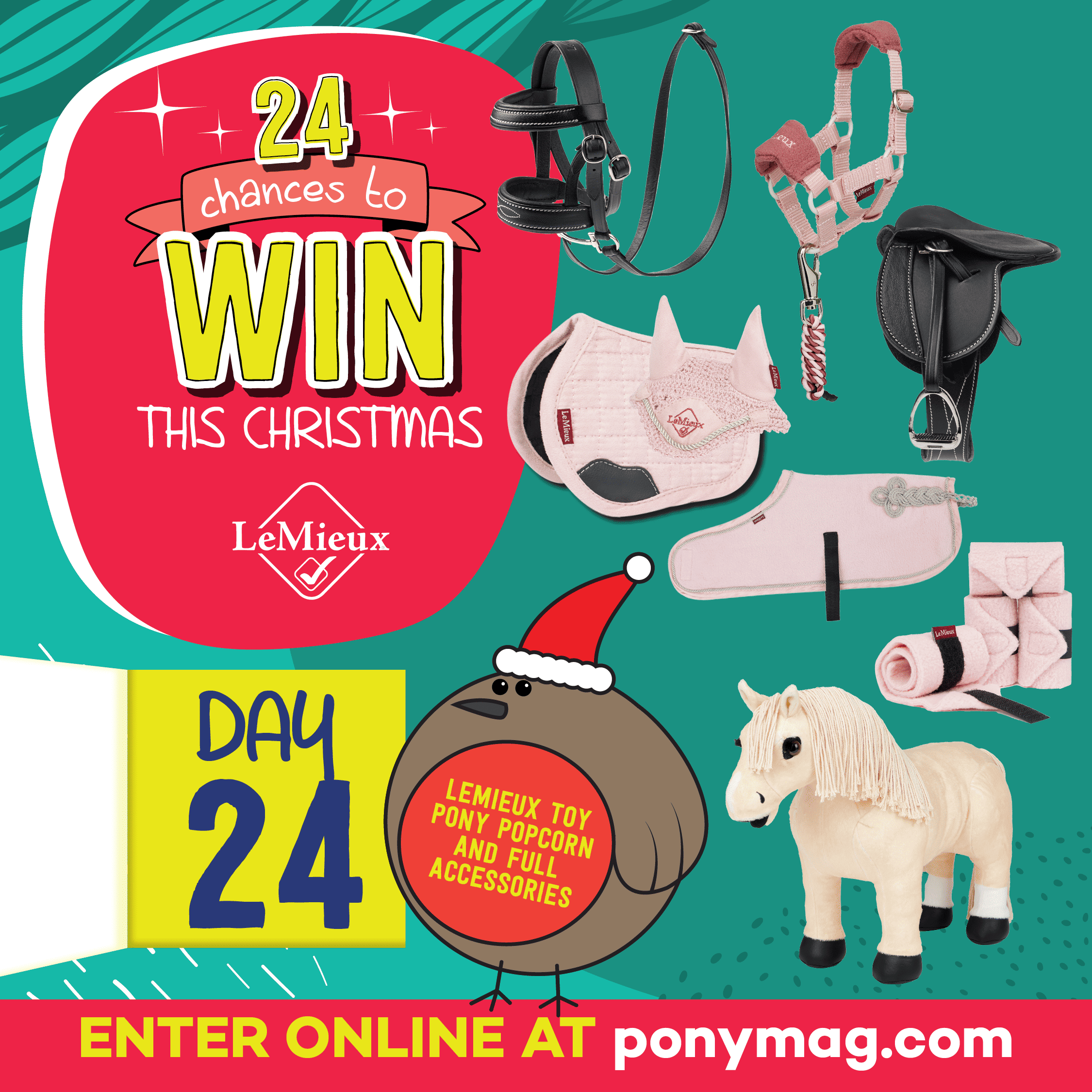 Advent Calendar - Day 24, LeMieux Toy Pony Popcorn and full accessories