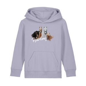 Harlow Four Ponies hoodie - Lavender