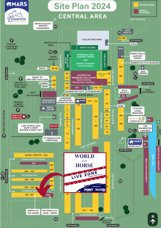 World of the Horse Live Zone location