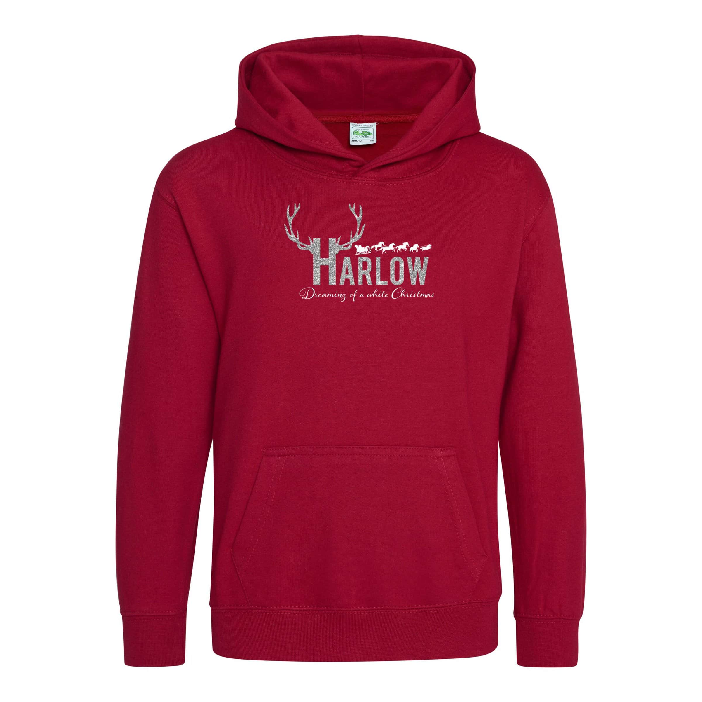 Harlow Dreaming of a White Christmas hoodie Harlow Merch Pony Magazine