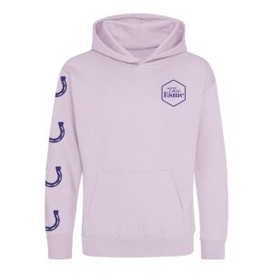 This Esme Horseshoes Hoodie - Lilac